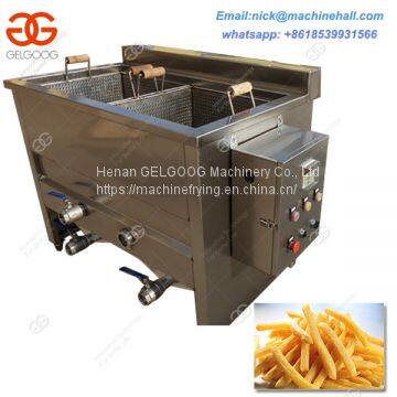 Best 2 Tanks French Fries Frying Machine/Hot Sale Double Basket French Fries Fryer Machine/French Fries Frying Machine photo-2