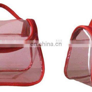 elegant transparent cosmetic bag toilet bag make-up bag