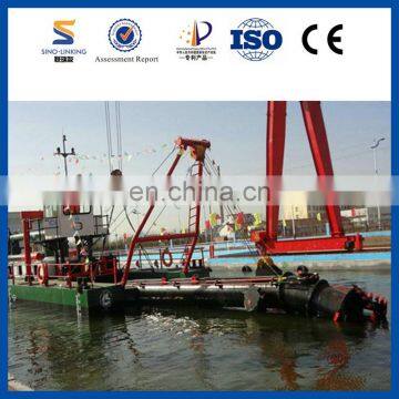 Small River Sand Dredge Boat Use Electric Dredge Pump