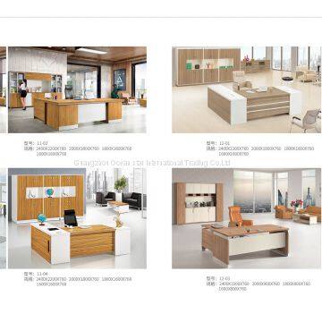 Luxury Eco Manager Executive Wooden Modern Office Desk photo-3
