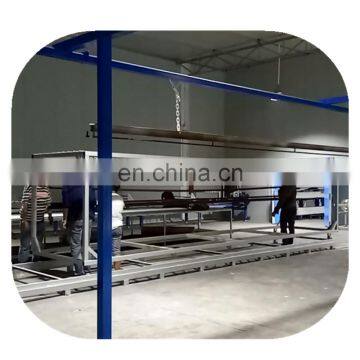 Automatic aluminum powder spraying machine/line/plant/curing heating oven