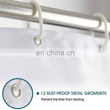 Fashion Printing Shower Curtain Green Extra Long photo-5