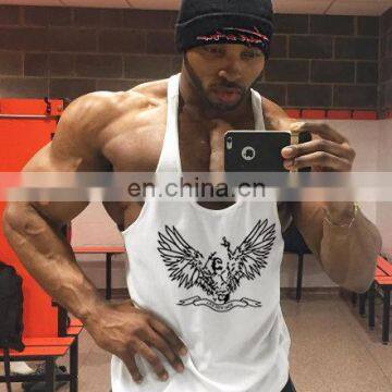 Fitness 100%cotton Bodybuilding Vest Cotton Loose Sportswear Summer Training Mens Tank Tops