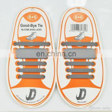 12PCs/ Pack New Unisex Kids Athletic Running No Tie Shoelaces Elastic Silicone Shoe Lace All Sneakers Fit Strap 13 Colors photo-4