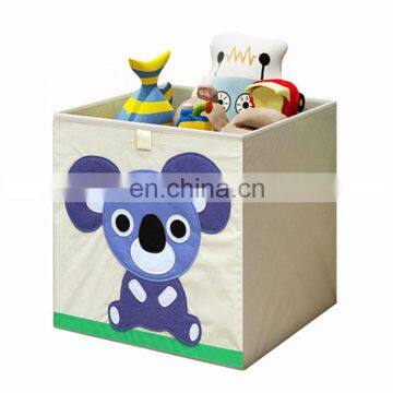 Kids Toy Baby Bed Animal Cartoon Folding Fabric Canvas Cube Storage Box
