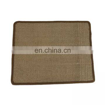 Wholesale Cheap Anti-slip Bottom Summer Sisal Cat Scratching Mat Dog Pet Cooling Mat