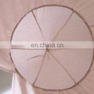 Decoration Ins Pink Cotton Princess Castle Bed Canopy Mosquito Net for Kids Baby and Adults photo-7