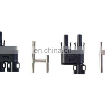 Slocable Solar PV Plug Multi Contact T Connector or Y Type 2in1 Branch Connector
