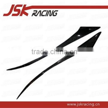 CARBON FIBER EYELID EYEBROWS FOR 2003-2007 HONDA ACCORD 2.4 4DR (JSK121325)