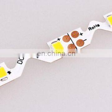 Top level DC12V S Shape 2835 60leds/m flexible led word strips zigzag cool white