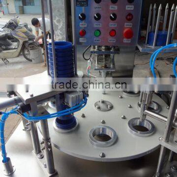 Factory Price Rotary Cold Tea/yogurt Cup Filling Sealing Machine Made in China Quality Choice photo-2
