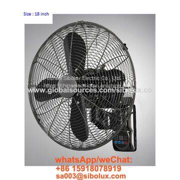 18 inch metal deluex vintage wall fan