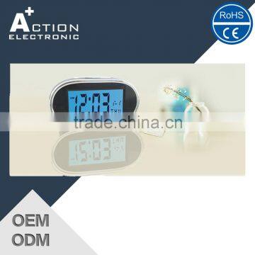 hotel digital table alarm clock with LED light