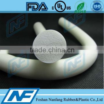 silicone sponge closed cell round rubber seals