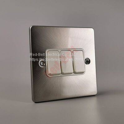 RBM Series Metal Wall Switch     wall switch wholesale     wall switch socket manufacturer