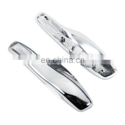 3Pcs/set Car Remote Fob Key Case Cover Mirror Chrome Key Shell Replace for Porsche Boxster Cayman 911 for Panamera Cayenne Macan photo-2