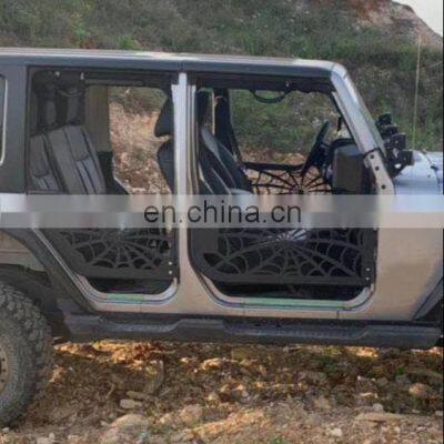 Tubular Poison Spyder Web Half Door With Side View Mirror Fit for 07-18 Jeep Wrangler JK 4 Door photo-5