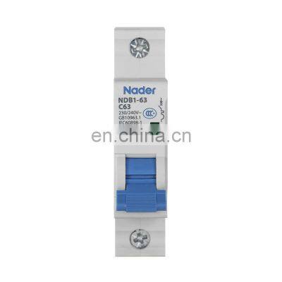 5G Telecom Base Station Circuit Breaker NDB1-63 Nader photo-3