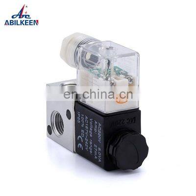 Effective Pneumatic Best Selling 3V1-08 AC110V Normally Closed 3/2 Way Thread Size G1/4 Solenoid Valve DC24V
