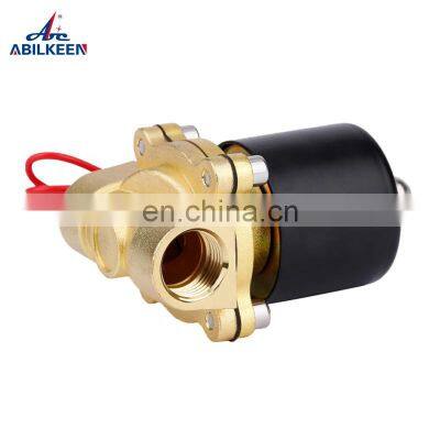 2W160-15 2/2 Way Electric Brass Normally Closed Thread Size G1/2 Solenoid Valve Price Pneumatic Valve For Air photo-4