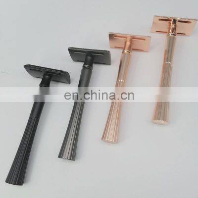 Best Women Shaving Razor Mate Black Plated Double Edge Blade Face Razor photo-5