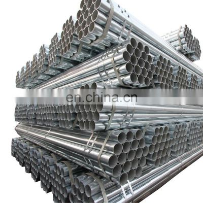 Galvanized Steel Pipe Tube thin wall 6 inch pipe galvanized round steel metal tubing GI Pipe