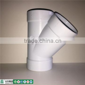 PVC 45 degree Elbow Spigot for vacuum system ASTM F 2158