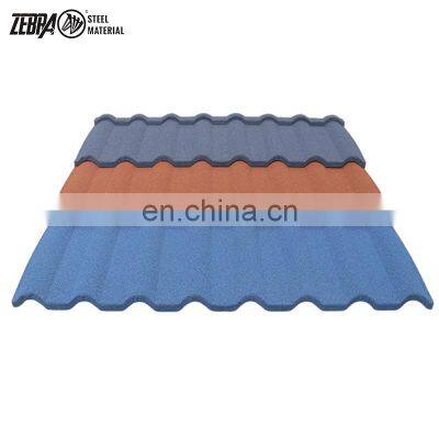 Hot sale colorful stone coated metal roof tile building material metal roof tiles Nigeria market