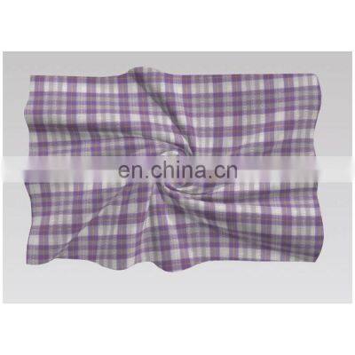 Seersucker Polyester/cotton Fabric For Yarn Dyed Dobby Fabric Shirt Dress Fabric photo-3