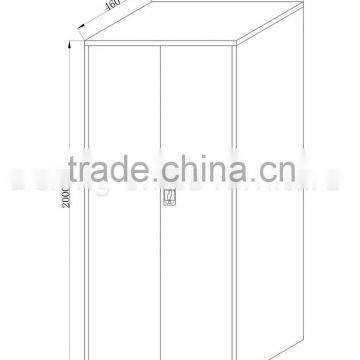 Top Quality 0.5mm Thickness 5 Shelf Knock Down Structure Storage Filing Metal Cabinet photo-5