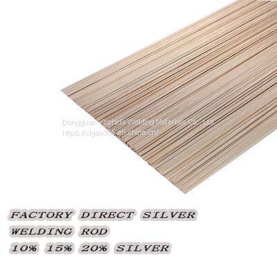 Factory direct selling electrode Welding material Silver electrode welding wire 10% 15% 20% Lighting Hardware welding