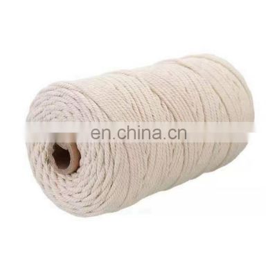 Promotional Top Quality Cord Cotton Knitting Reach Wire Macrame Polyester / Cotton,polyester / Cotton Waxed 3mm 100m/roll Spun