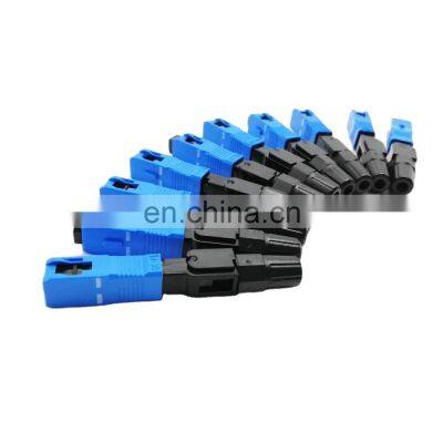 Factory Price fiber optic Telecommunication SC UPC Quick FTTH optical fiber fast connectors