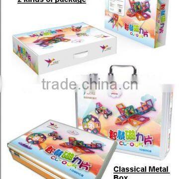 High Quality Plastic Magnetic Building Blocks Toy of Kids 2016 Christmtas Gifts; Popular Environmental Magnetic Toys; DIY Toys photo-4