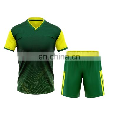 Wholesale Best Quality Soccer Jersey Sublimated Custom Football Uniform / New Model Soccer Uniforms Sets