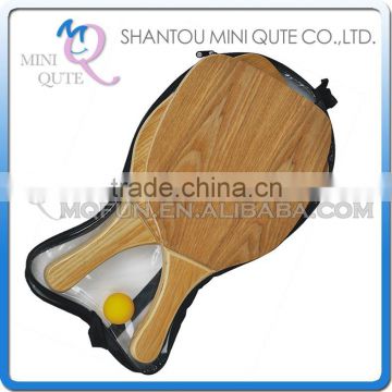 MINI QUTE Outdoor Fun & Sports Chinese plywood deluxe beach tennis paddle racket (1 PVC ball+2paddle rackets) NO.WMB04025