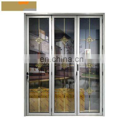 Arch Exterior Folding Doors New Design Factory Price Aluminium Folding Patio Door Supply