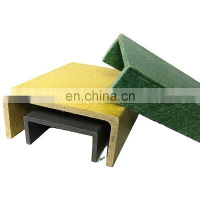 High Strength Pultruded Fiberglass FRP/GRP C channel