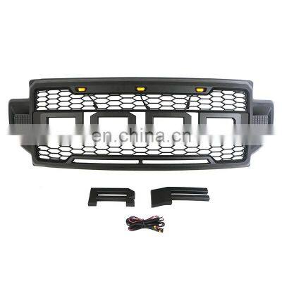 4x4 Off road Auto Parts Other Exterior Accessories Front Grill Car Grille With Lights Fit For F250 2021-2022