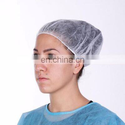 Anti Dust Hat Head Cover Mob Bouffant Cap Non Woven Disposable Hair Nets photo-3