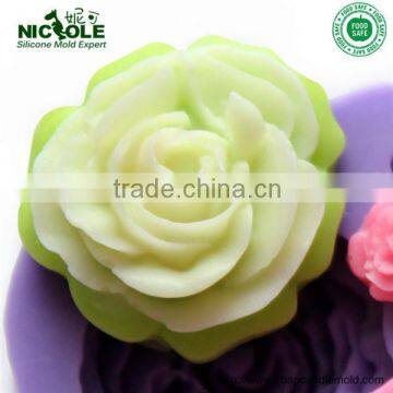 3D Silicone Candy Fondant High Quality Veined Cake Decoration Flower Silicone Molds photo-6