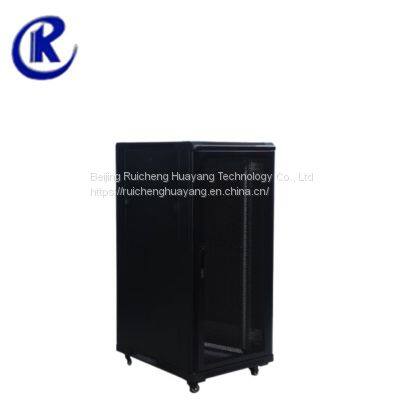 Network cabinet 1m standard 19-inch 18U thickened server weak current monitoring UPS exchange cabinet tempered glass door cabinet