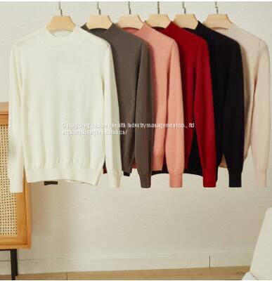 Men Solid Color Sweater