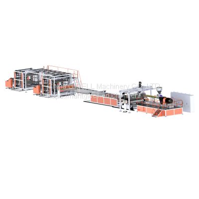 PVC floor leather production line