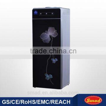 Black color glass finish water cooler dispenser/decorative water dispenser