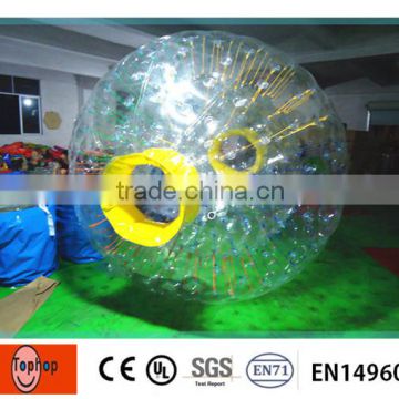 1.0mm TPU/PVC high quality colorful inflatable zorb ball water