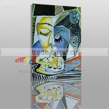 face abstract woman head oil painting on canvas new design