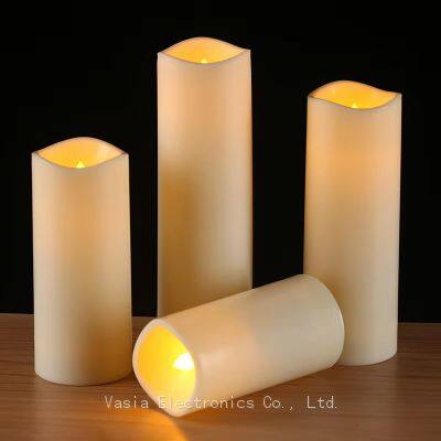 Conjunto de velas artificiais LED multicoloridas, com controle remoto de 7 pe?as e 6 modos de ilumina??o para feriados
