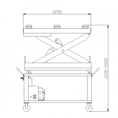 Hydraulic Car Battery Lift New Energy Lifting Table photo-4