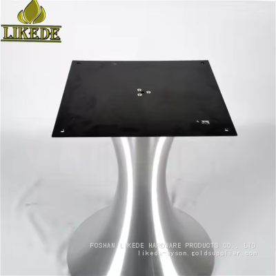 High Quality Stainless Steel Metal Legs Coffee Table Home Office Hotel Restaurant Dining Durable Furniture Frame Iron Steel photo-4